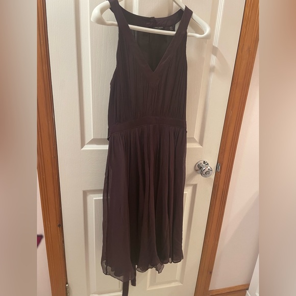 Ted Baker - UK 8/10 (Ted size 2, 3), US 4/6 - Dark Purple Formal dress - Picture 2 of 8